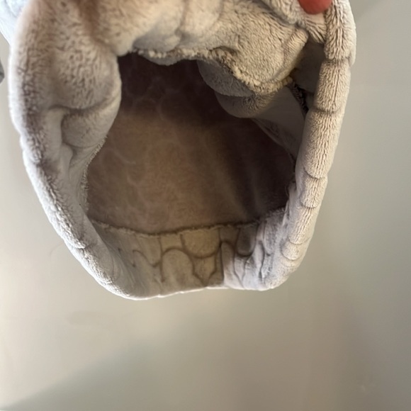 ✅Mickey Mouse Gray Faux Fur Hoodie Disney Long sleeve Pullover Tunic Women’s M - Picture 11 of 13